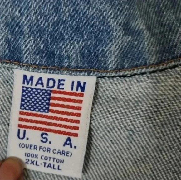 VINTAGE 2001 Denim " Ride for MDA" Bikers jacket. Oversized 2XL - Picture 11 of 11